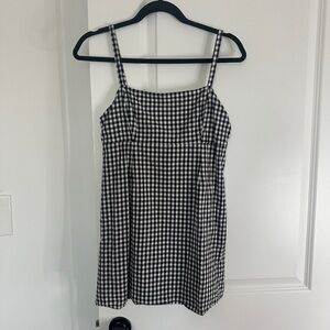 Black and White Gingham Dress